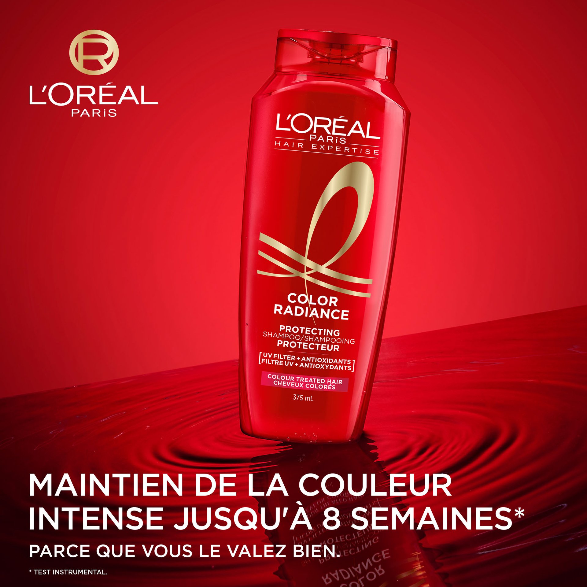 Color radiance permet de maintenir la coloration jusqu'à 8 semaines